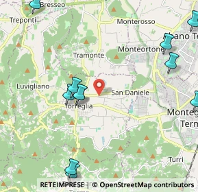 Mappa Via S. Daniele, 35038 Torreglia PD, Italia (3.16733)