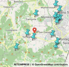 Mappa Via S. Daniele, 35038 Torreglia PD, Italia (2.51857)