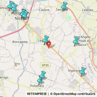 Mappa Via Torino, 35020 Legnaro PD, Italia (3.28)