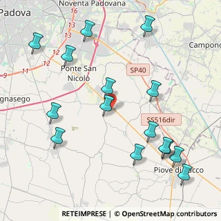 Mappa Via Torino, 35020 Legnaro PD, Italia (4.90333)