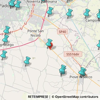 Mappa Via Torino, 35020 Legnaro PD, Italia (7.342)