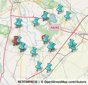 Mappa Via Borgomasino, 13040 Moncrivello VC, Italia (8.5125)