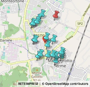 Mappa Via Virgilio, 35036 Montegrotto Terme PD, Italia (0.7505)