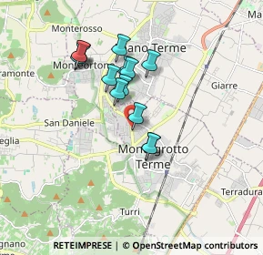 Mappa Via Virgilio, 35036 Montegrotto Terme PD, Italia (1.4)