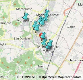 Mappa Via Virgilio, 35036 Montegrotto Terme PD, Italia (1.32538)