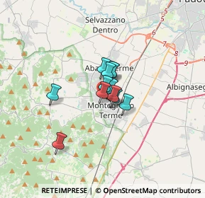 Mappa Via Virgilio, 35036 Montegrotto Terme PD, Italia (1.60833)