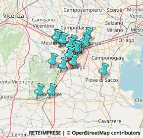 Mappa Vicolo Arturo Toscanini, 35020 Albignasego PD, Italia (9.655)