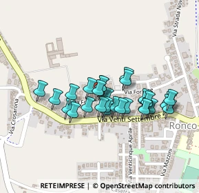 Mappa Via I. Forante, 37055 Ronco All'Adige VR, Italia (0.16552)