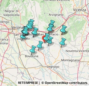 Mappa Via I. Forante, 37055 Ronco All'Adige VR, Italia (11.195)