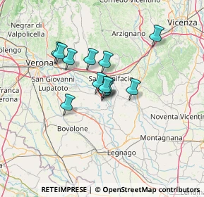 Mappa Via I. Forante, 37055 Ronco All'Adige VR, Italia (9.42667)