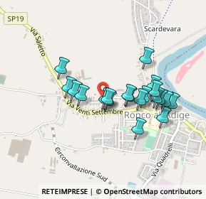 Mappa Via I. Forante, 37055 Ronco All'Adige VR, Italia (0.377)