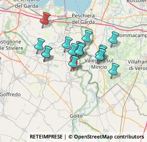 Mappa Strada dei Colli Nord, 46049 Volta Mantovana MN, Italia (5.47875)