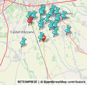 Mappa Corso Camillo Benso di Cavour, 37060 Buttapietra VR, Italia (3.8025)