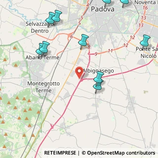 Mappa Via G. Mameli, 35020 Albignasego PD, Italia (6.07917)