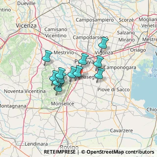 Mappa Via G. Mameli, 35020 Albignasego PD, Italia (9.37417)
