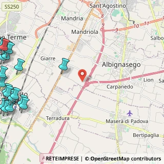 Mappa Via G. Mameli, 35020 Albignasego PD, Italia (4.013)