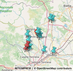 Mappa Via Cerrano, 10086 Rivarolo Canavese TO, Italia (11.53333)