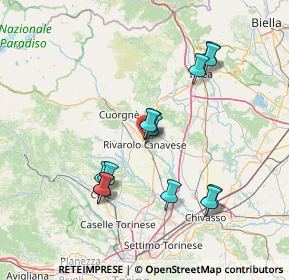 Mappa Via Cerrano, 10086 Rivarolo Canavese TO, Italia (13.66538)