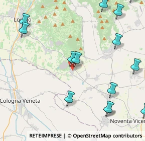 Mappa Via Valcisana, 36040 Orgiano VI, Italia (5.87667)