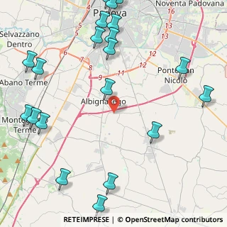 Mappa Via San Daniele, 35020 Albignasego PD, Italia (6.0275)