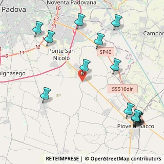 Mappa Piazza Eugenio Capuzzo, 35020 Legnaro PD, Italia (5.58857)
