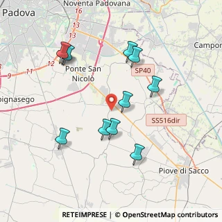 Mappa Piazza Eugenio Capuzzo, 35020 Legnaro PD, Italia (3.78636)