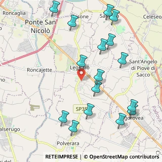 Mappa Piazza Eugenio Capuzzo, 35020 Legnaro PD, Italia (2.45063)
