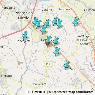 Mappa Piazza Eugenio Capuzzo, 35020 Legnaro PD, Italia (1.74)