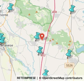 Mappa Strada per Misobolo, 10090 San Giorgio Canavese TO, Italia (6.84364)