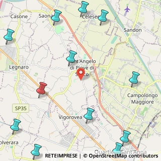 Mappa 35020 Sant'Angelo di Piove di Sacco PD, Italia (3.40667)