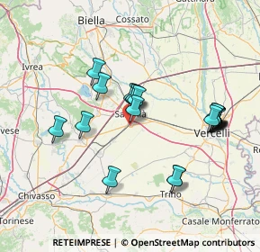 Mappa Via Sabotino, 13049 Tronzano Vercellese VC, Italia (13.819)