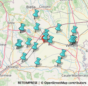 Mappa Via Sabotino, 13049 Tronzano Vercellese VC, Italia (14.7855)