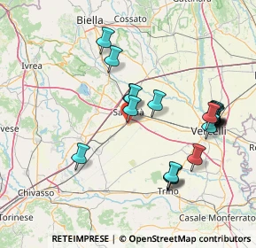 Mappa Via Sabotino, 13049 Tronzano Vercellese VC, Italia (15.618)