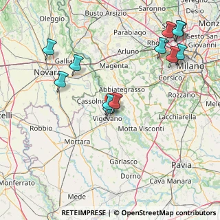Mappa Via Edison, 27029 Vigevano PV, Italia (18.31)