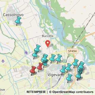 Mappa Strada della Pescatora, 27029 Vigevano PV, Italia (2.711)
