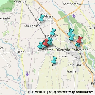 Mappa Via Matteo Tarizzo, 10083 Favria TO, Italia (1.35214)