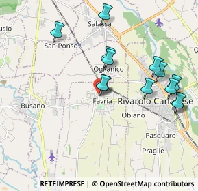 Mappa Via Matteo Tarizzo, 10083 Favria TO, Italia (1.97308)