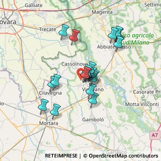 Mappa Via Viscontina, 27029 Vigevano PV, Italia (5.823)