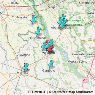 Mappa Via Buccella, 27029 Vigevano PV, Italia (5.99438)