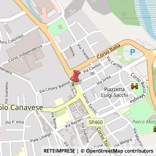 Mappa Corso Indipendenza, 7, 10086 Rivarolo Canavese, Torino (Piemonte)