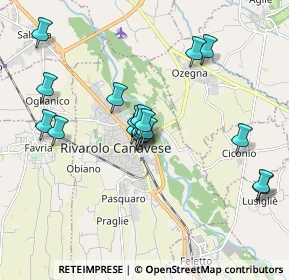 Mappa Via Fiume, 10086 Rivarolo Canavese TO, Italia (1.645)