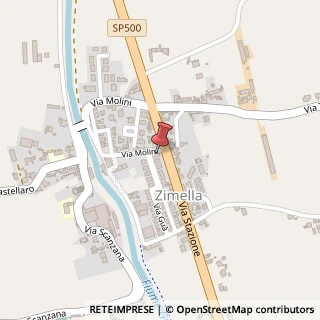 Mappa Via Molini, 13, 37040 Zimella, Verona (Veneto)