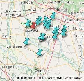 Mappa SP IX, 25027 Quinzano D'oglio BS, Italia (10.299)
