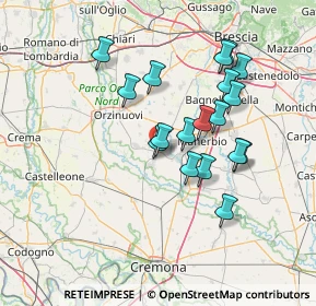 Mappa SP IX, 25027 Quinzano D'oglio BS, Italia (12.75556)