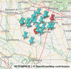 Mappa SP IX, 25027 Quinzano D'oglio BS, Italia (10.965)