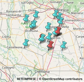 Mappa 25022 Quinzano D'oglio BS, Italia (11.3495)