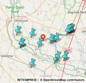 Mappa SP IX, 25027 Quinzano D'oglio BS, Italia (7.9745)