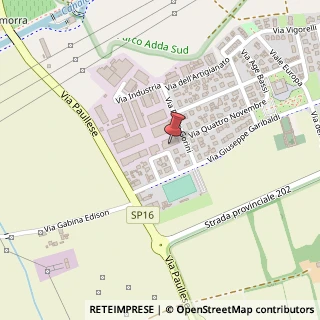 Mappa Via A. Moro, 6, 26836 Castiglione d'Adda, Lodi (Lombardia)