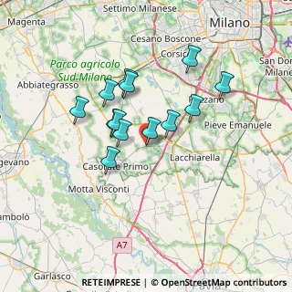 Mappa Via Marconi, 20088 Rosate MI, Italia (5.66385)