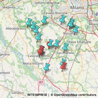 Mappa Via Marconi, 20088 Rosate MI, Italia (6.935)